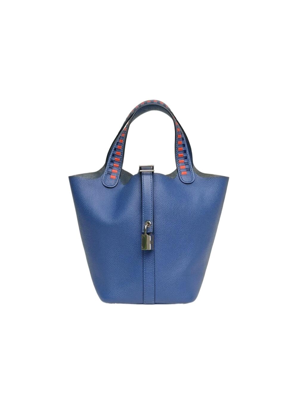 Hermes Picotin 18 Bleu Indigo(76) Epsom #360172H26B